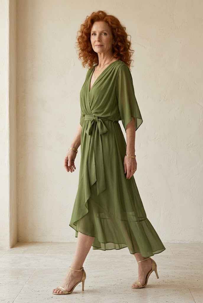 Elric | Light Drape Midi Dress