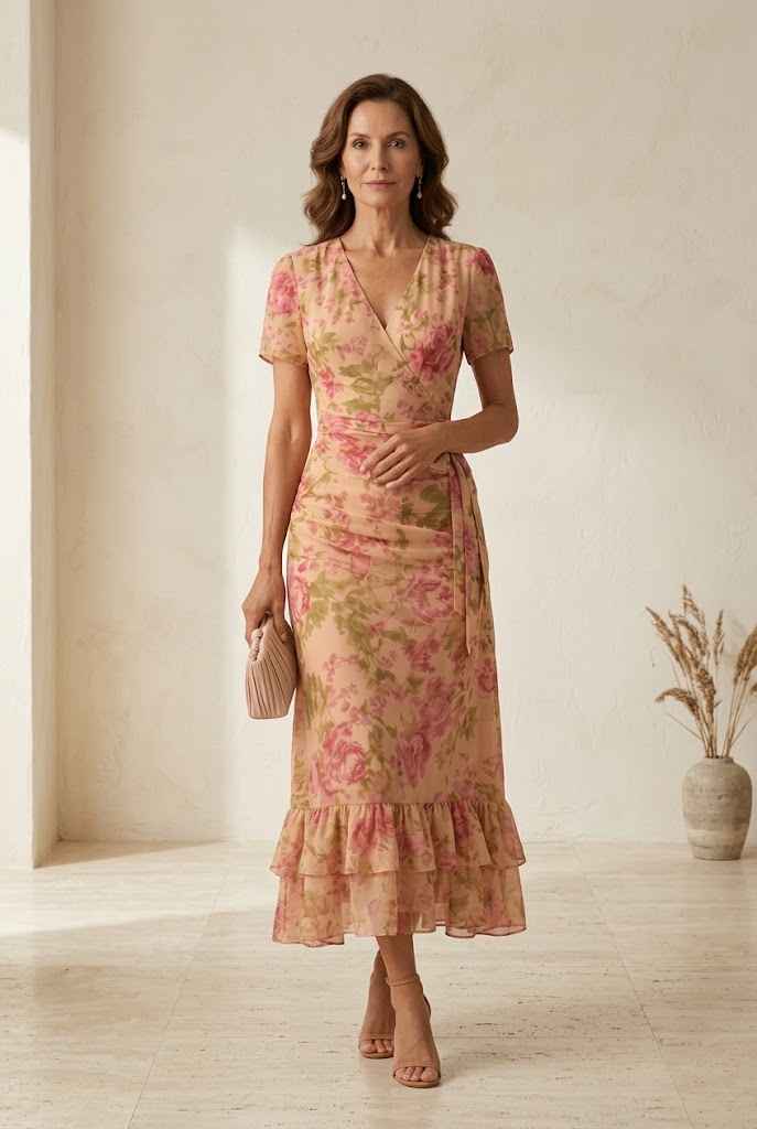 Vianne | Gentle High Neck Maxi Dress