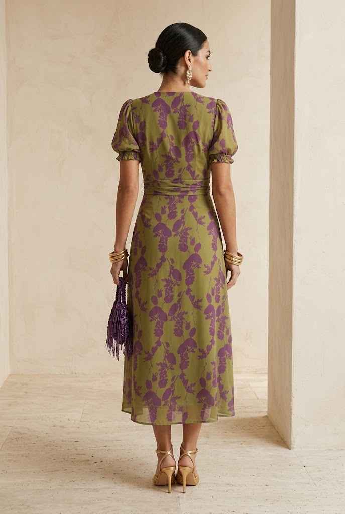 Virel | Relaxed Floral Midi Dress