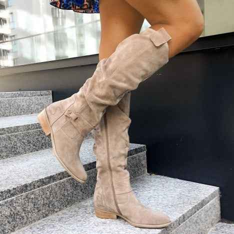 Amelia | Stylish Suede Knee Boots