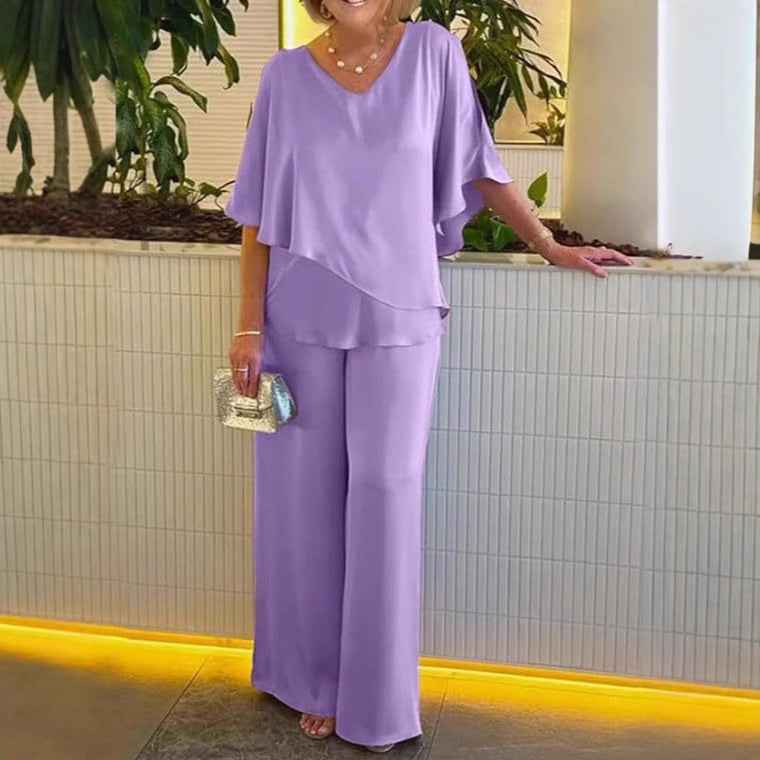 JIMA - EFFORTLESS WIDE-LEG SET