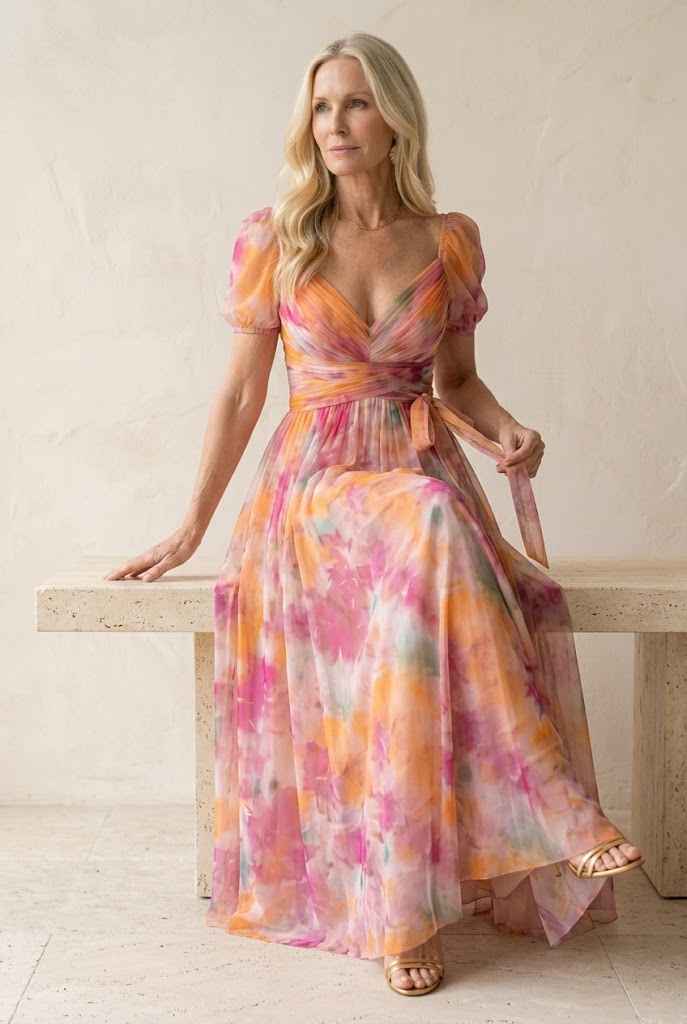 Isel | Soft Wrap Maxi Dress