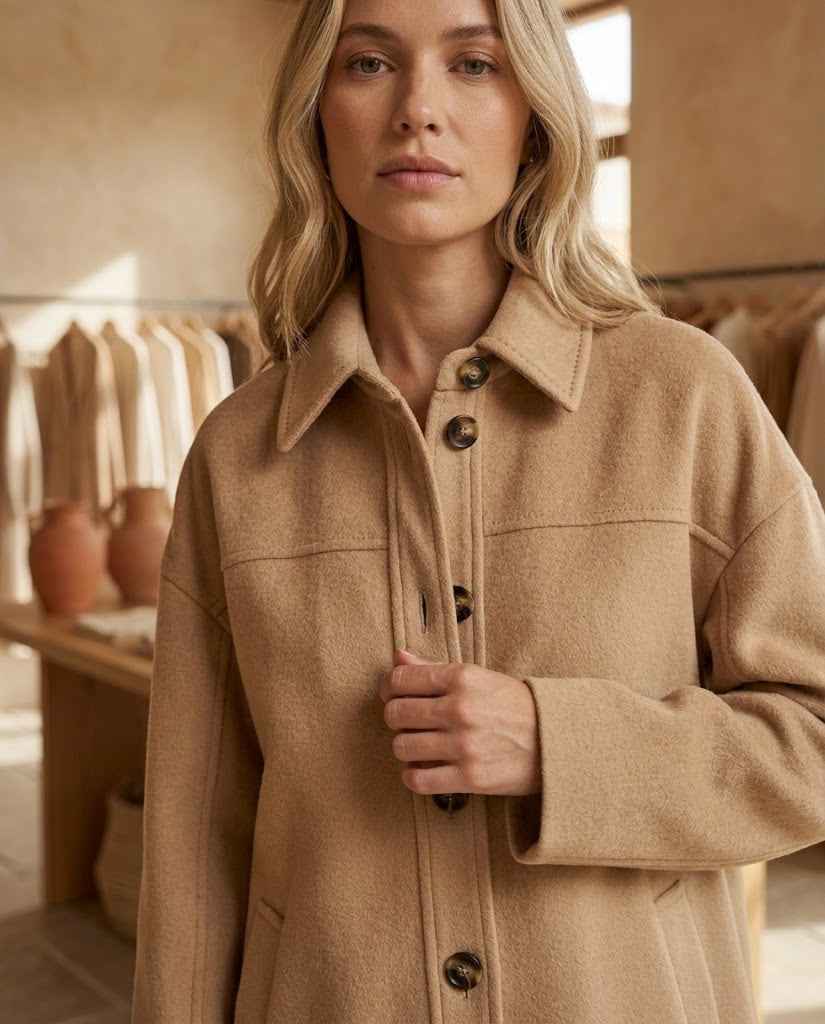 Isabely Short Elegant Coat Jacket