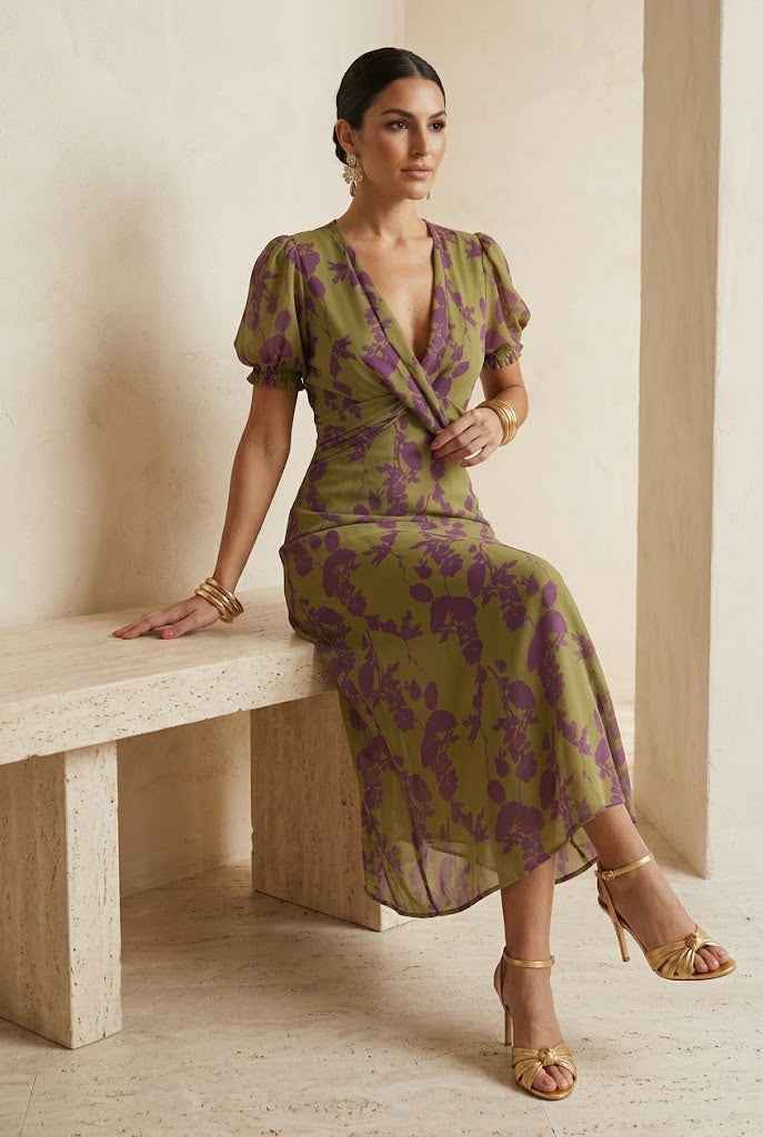 Virel | Relaxed Floral Midi Dress