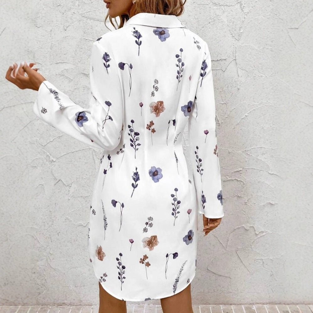 Vivian | Casual Lace Printed Blouse