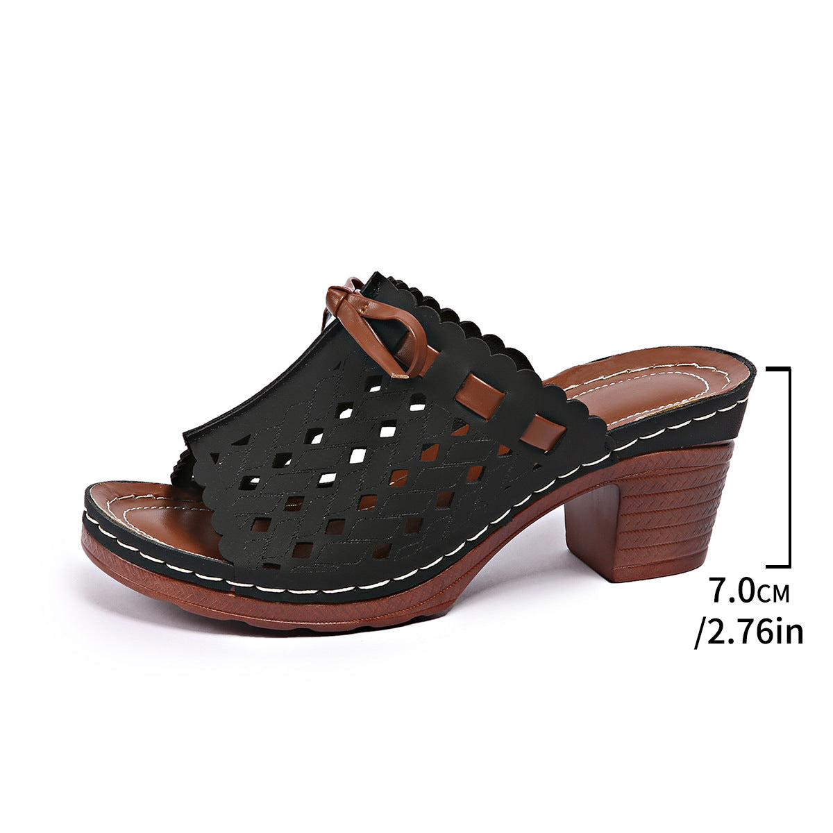 Nessa | Lattice-Heel Sandals
