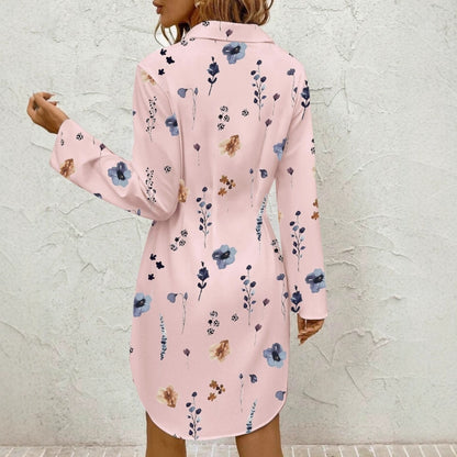 Vivian | Casual Lace Printed Blouse