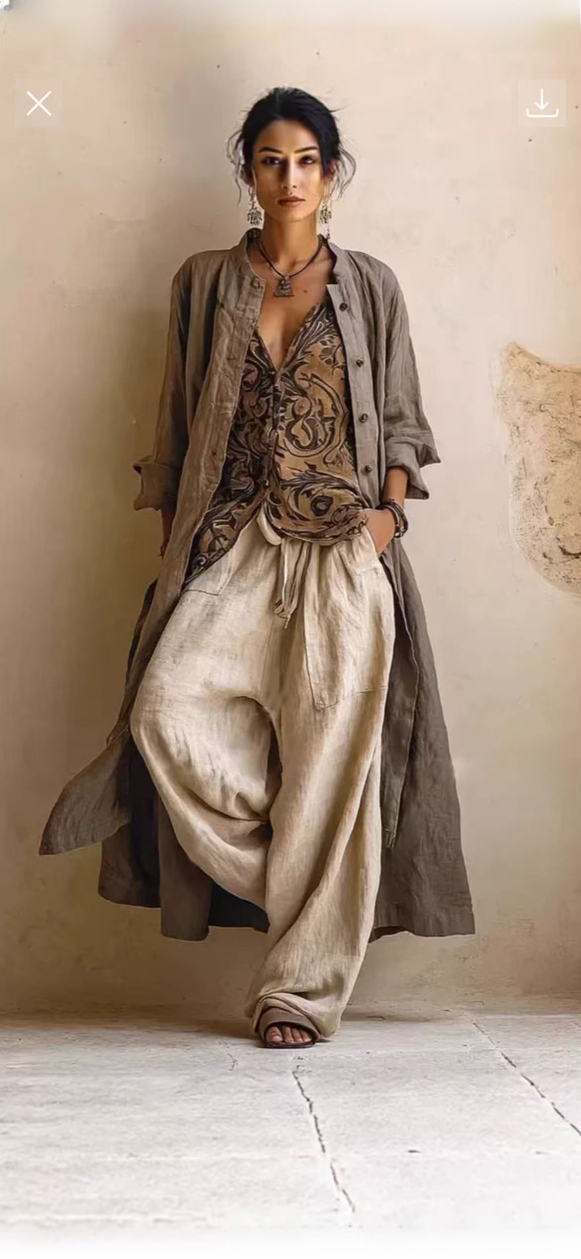 Boema? | Bohemian Cotton & Linen 3-Piece Set