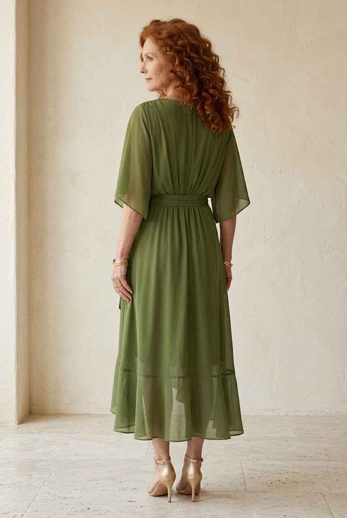 Elric | Light Drape Midi Dress