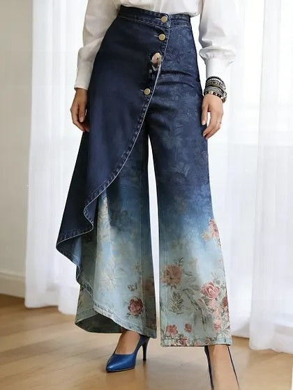 Lucia | Elegant Wide Women's Casual Trousers