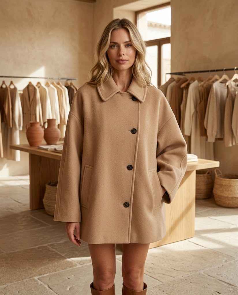 Isabely Short Elegant Coat Jacket