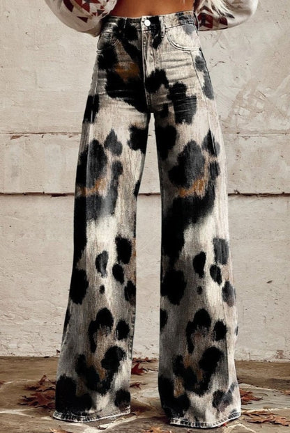 L�na | Floral Wide Pants