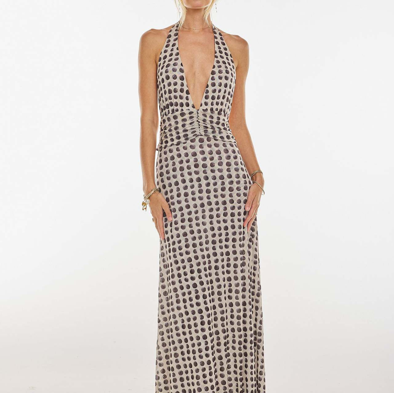 Elarose | Sleeveless Flowing Skirt Maxi Dress