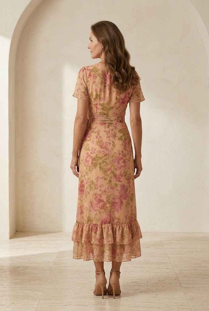 Vianne | Gentle High Neck Maxi Dress