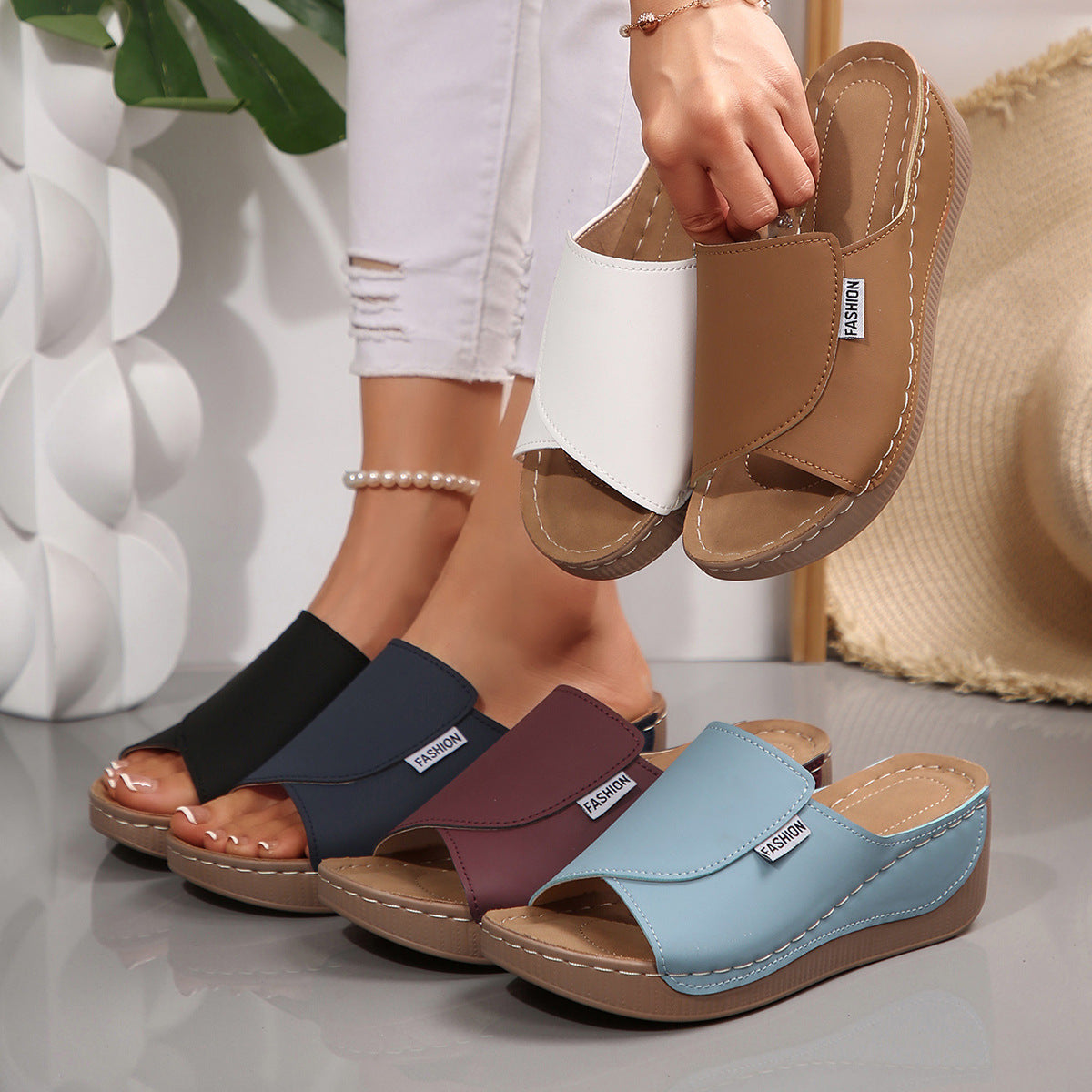 Ella | Slip-On Sandals