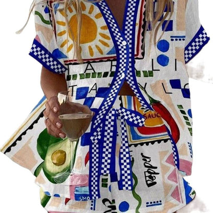 Aila? Linen Mini Dress