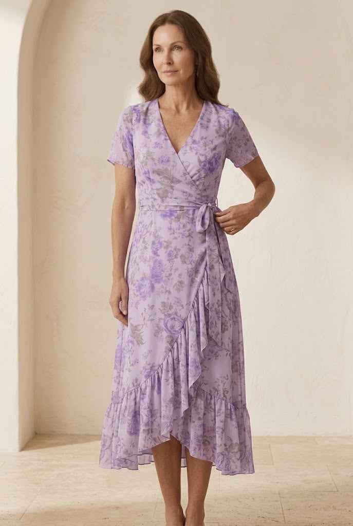 Vianne | Gentle High Neck Maxi Dress