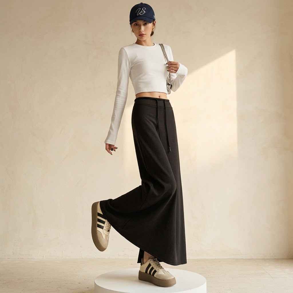 Women?s High-Waist A-Line Skirt