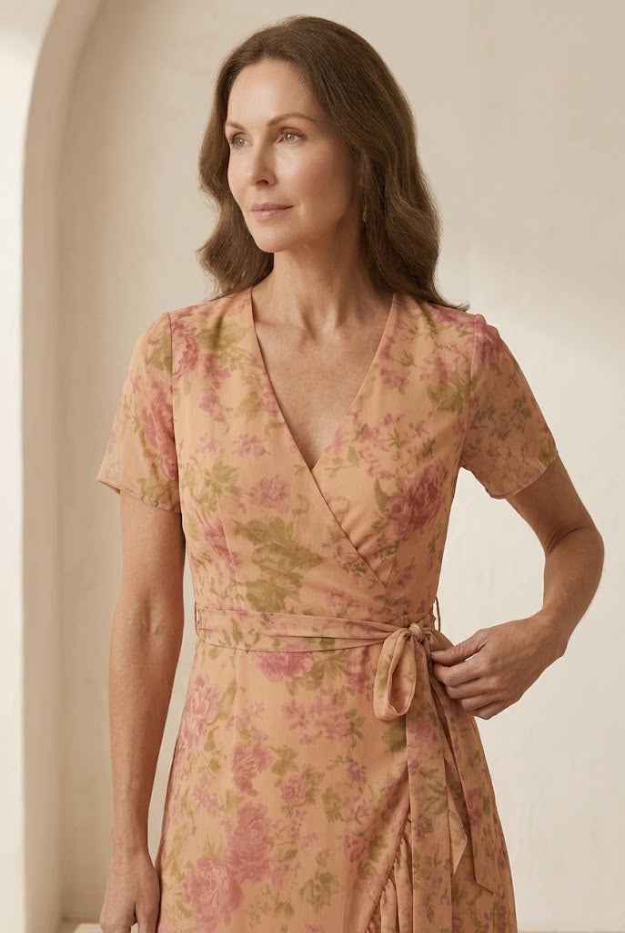 Vianne | Gentle High Neck Maxi Dress
