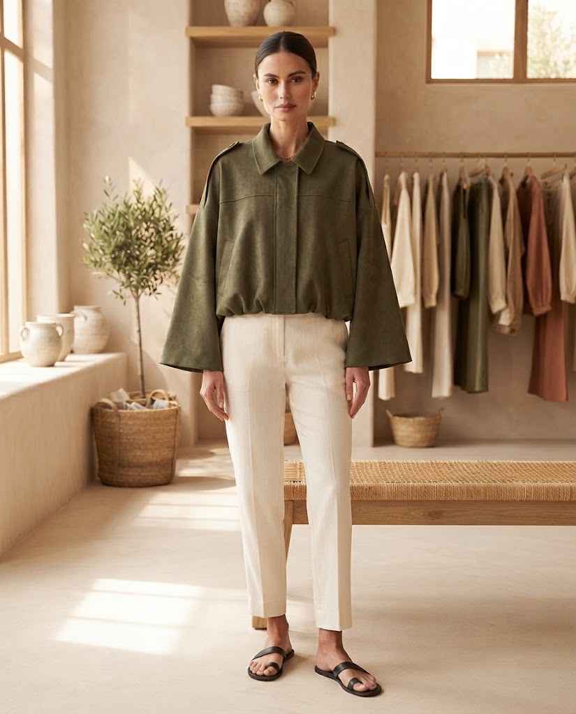 Women's Vintage Oversized Bomber Jacket