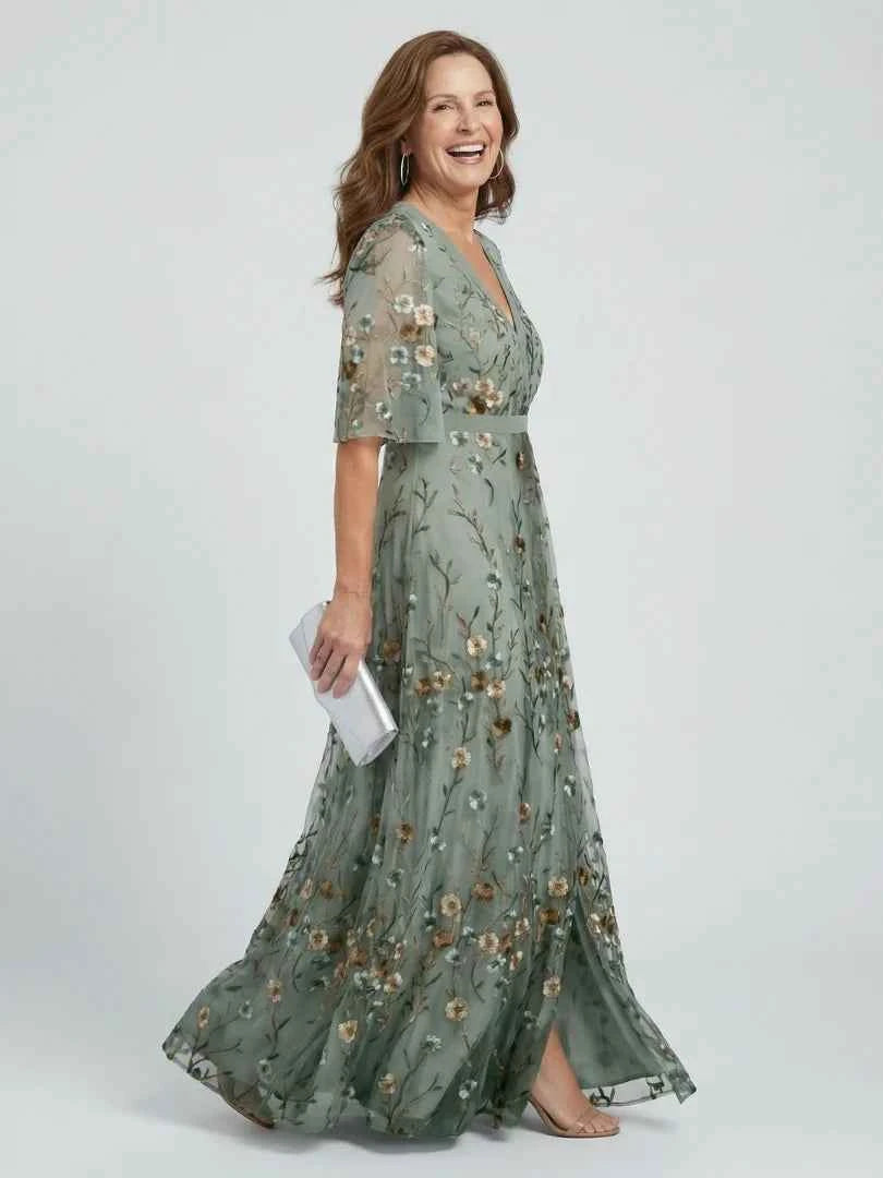 Selora | Halter Bloom Flow Maxi Dress