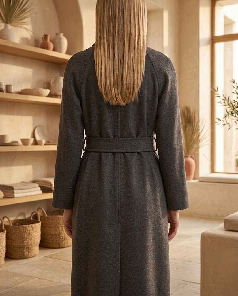 Adriana Wool Belt Coat
