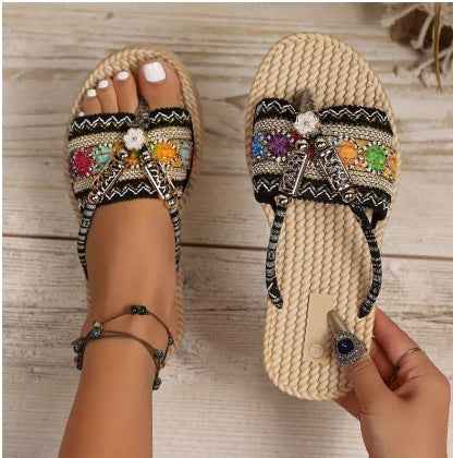 Marina | Braided Flip Flops