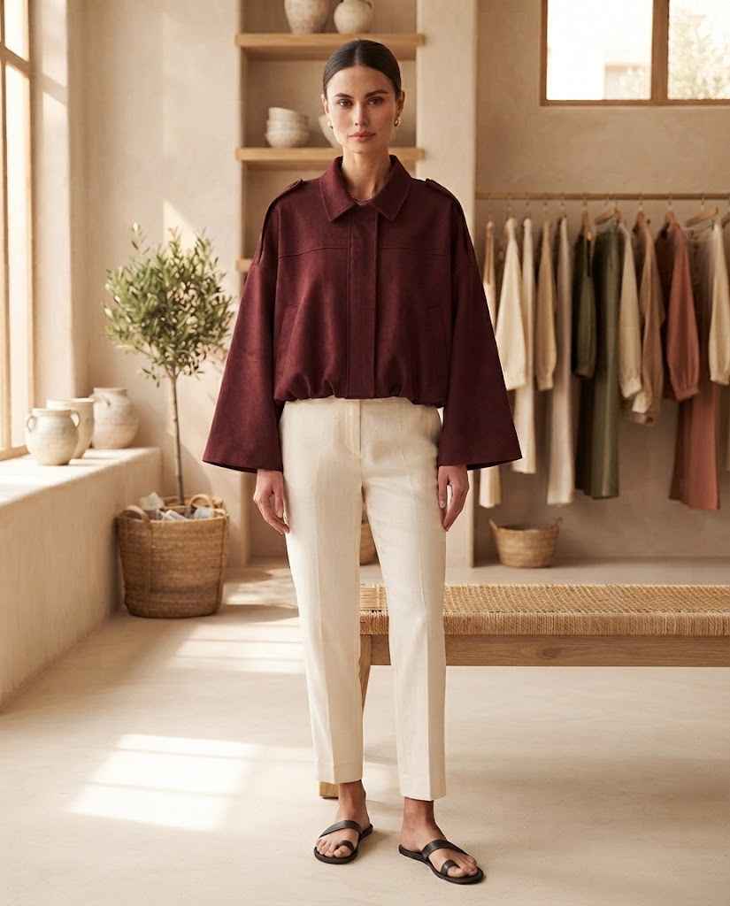 Women's Vintage Oversized Bomber Jacket