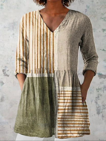 Chloe | Long Blouse with V-Neck
