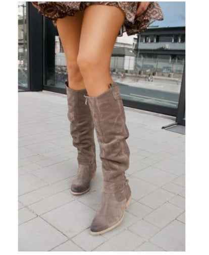 Amelia | Stylish Suede Knee Boots