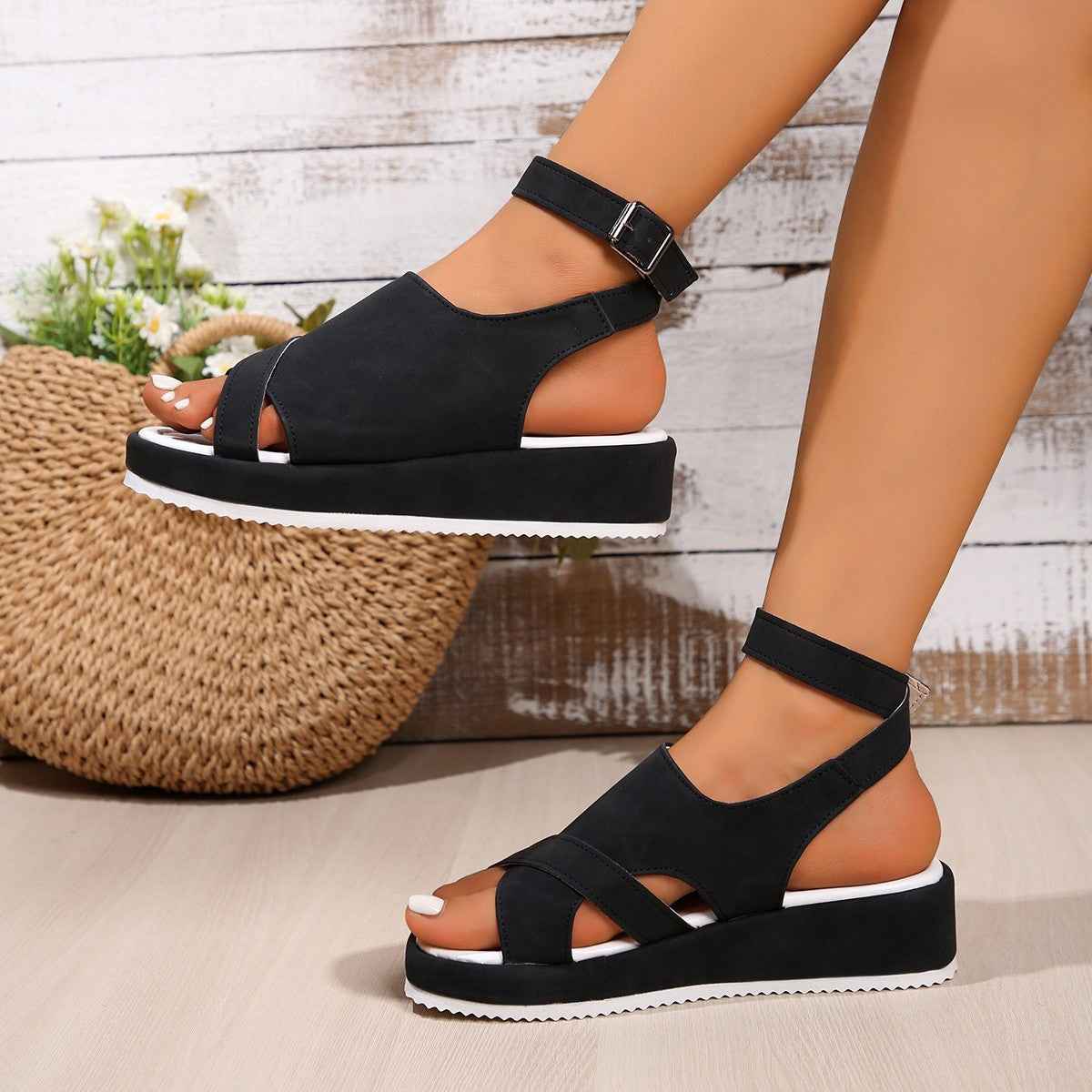 Ronyra - Comfortable Wedge Sandals