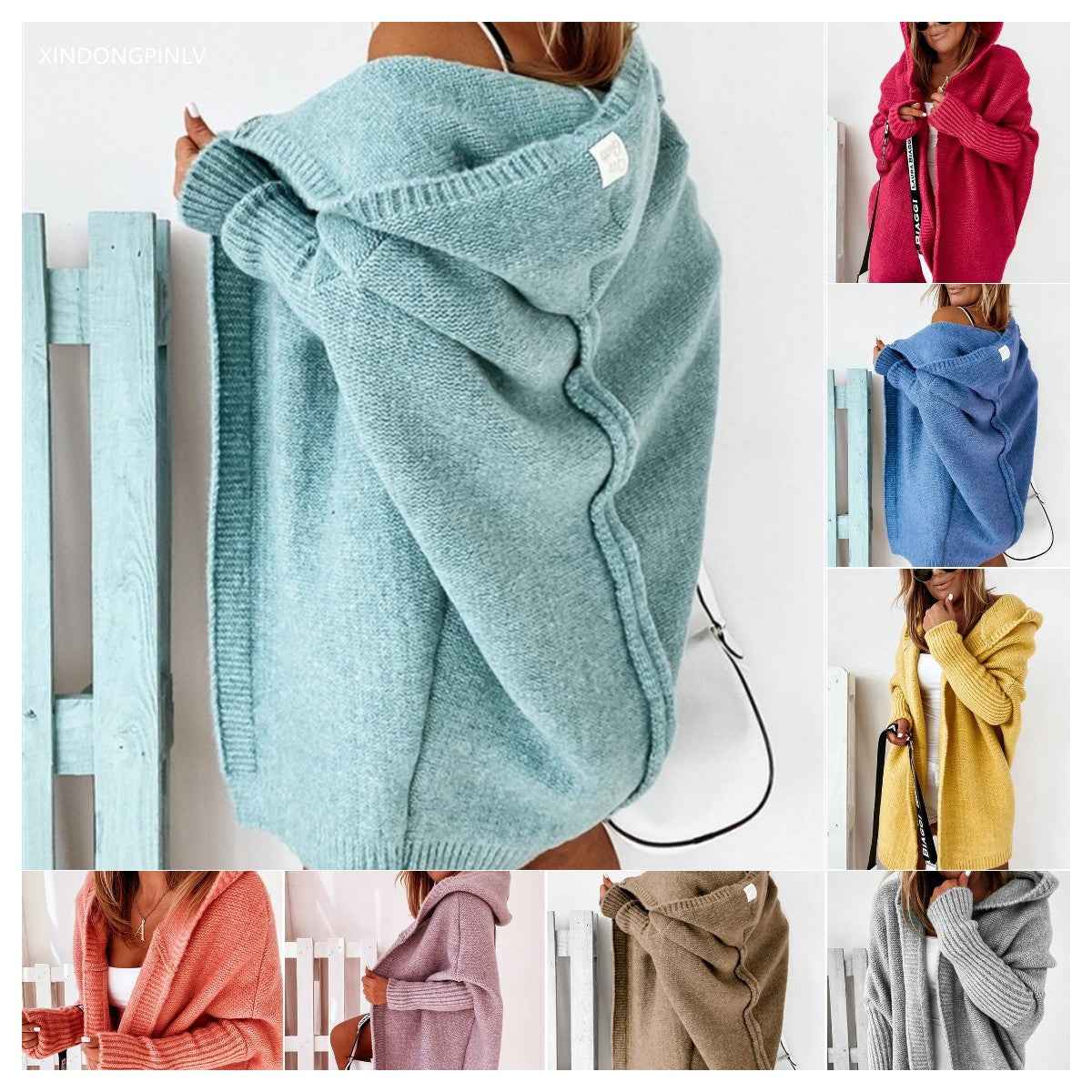 Charlotte | Cozy Hooded Cardigan