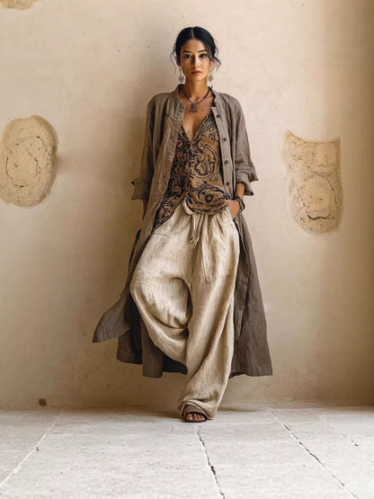 Boema? | Bohemian Cotton & Linen 3-Piece Set