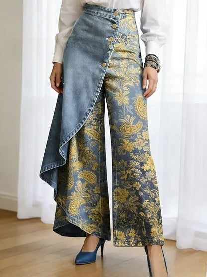 Lucia | Elegant Wide Women's Casual Trousers