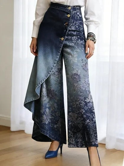 Lucia | Elegant Wide Women's Casual Trousers