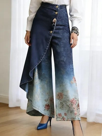 Lucia | Elegant Wide Women's Casual Trousers