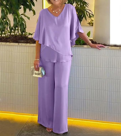 JIMA - EFFORTLESS WIDE-LEG SET