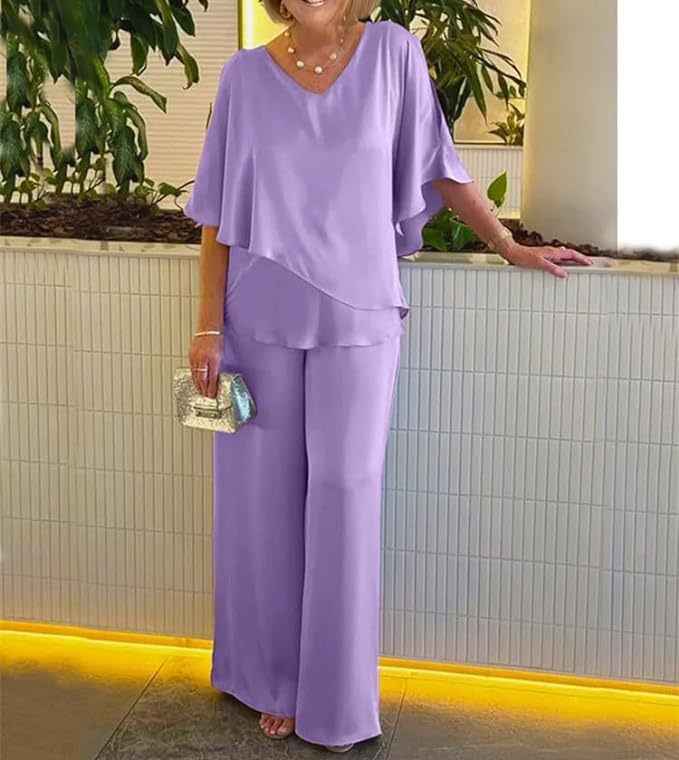 JIMA - EFFORTLESS WIDE-LEG SET