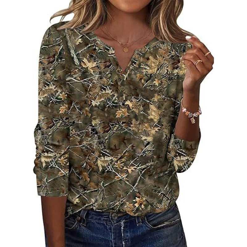 Mira | Colorful Geometric Print Shirt