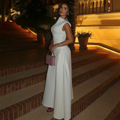 Gemma | Sleeveless Smocked Bodice Midi Dress