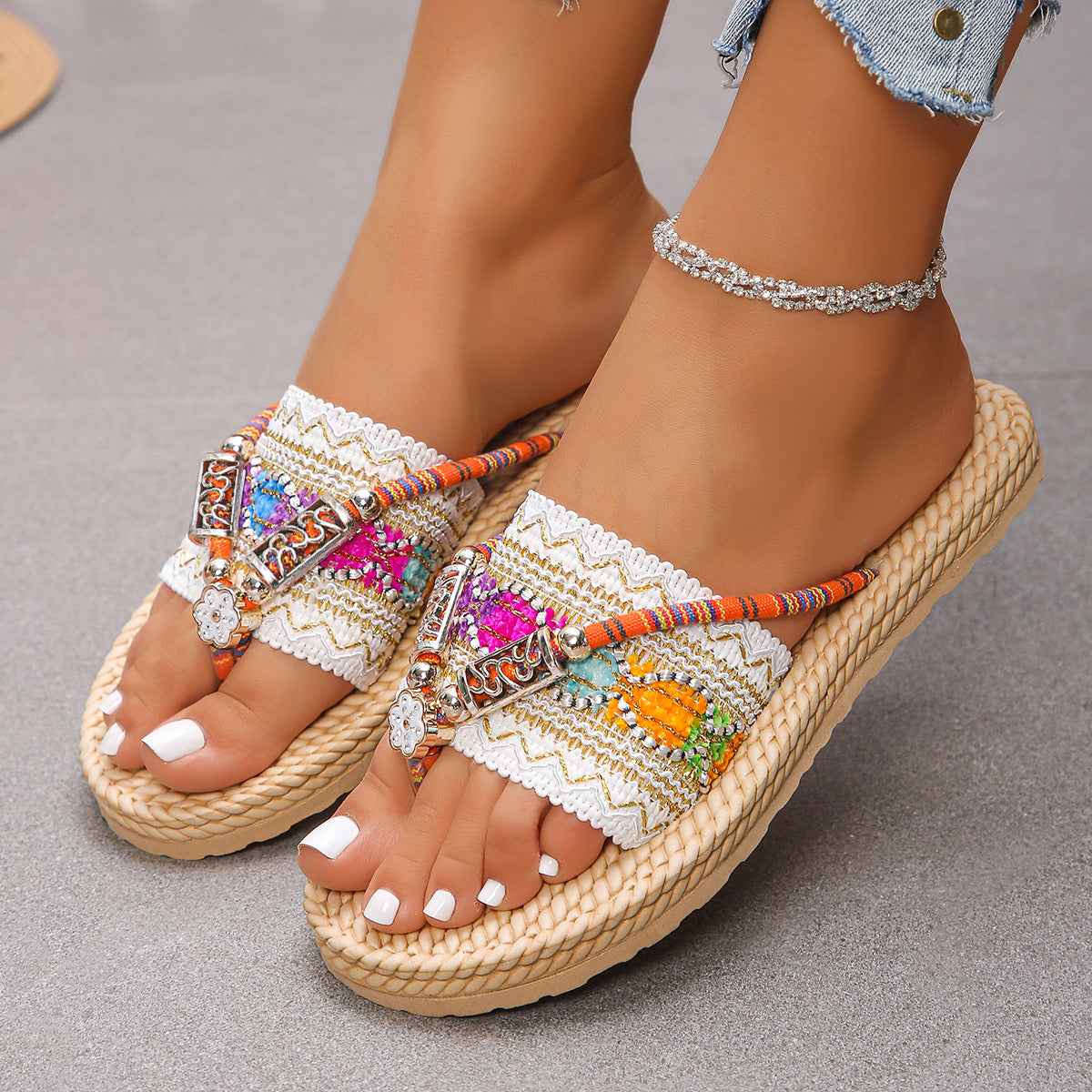 Marina | Braided Flip Flops