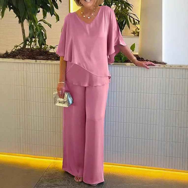 JIMA - EFFORTLESS WIDE-LEG SET