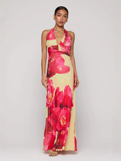 Elarose | Sleeveless Flowing Skirt Maxi Dress