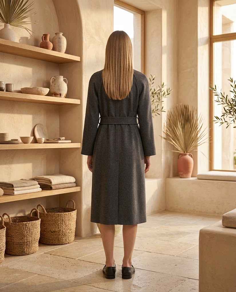 Adriana Wool Belt Coat
