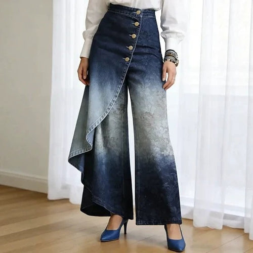 Lucia | Elegant Wide Women's Casual Trousers