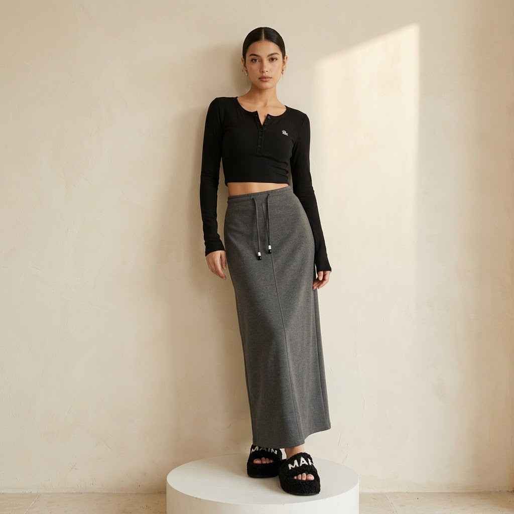 Women?s High-Waist A-Line Skirt