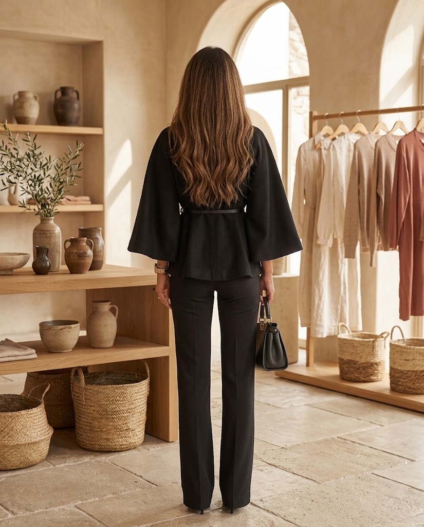 Maria Cape Belt Coat