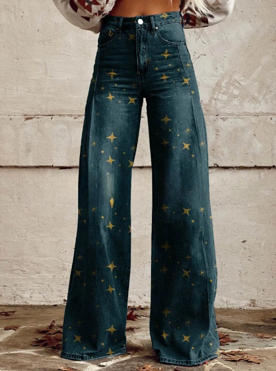 L�na | Floral Wide Pants