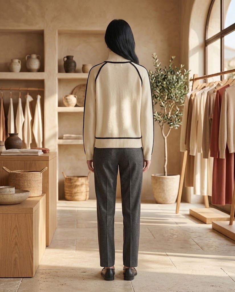 Relaxed Knit Turtleneck Sweater - Threadded