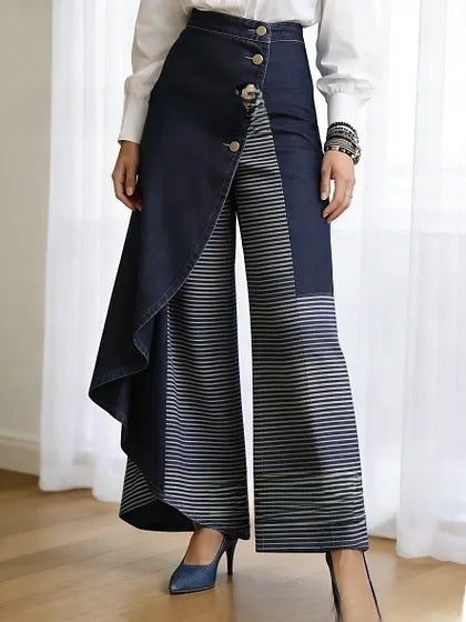 Lucia | Elegant Wide Women's Casual Trousers